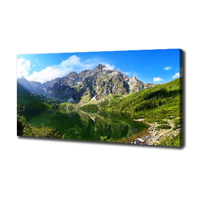 Canvas wall art Morskie Oko Tatry