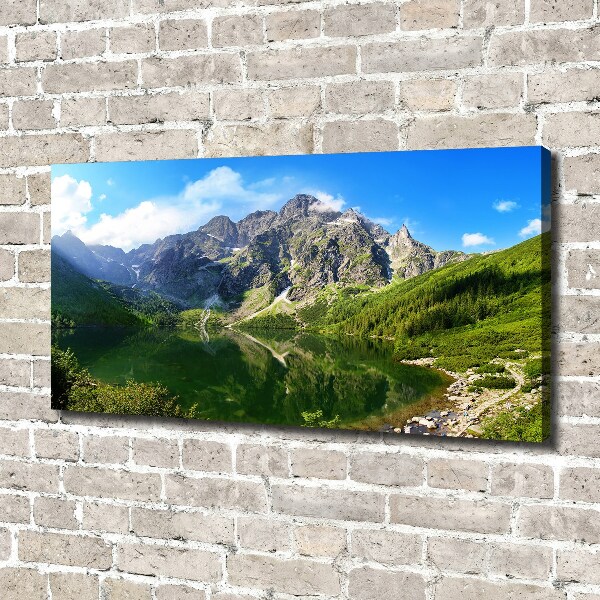 Canvas wall art Morskie Oko Tatry