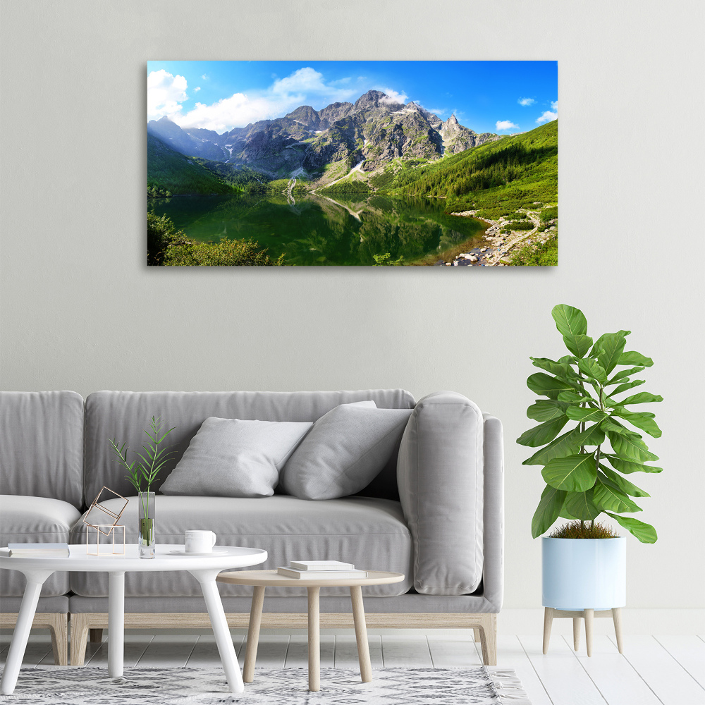 Canvas wall art Morskie Oko Tatry