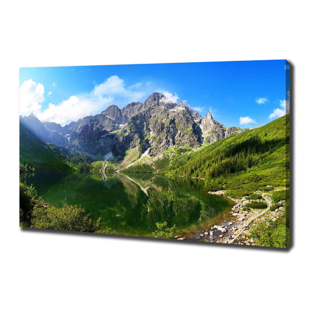 Canvas wall art Morskie Oko Tatry