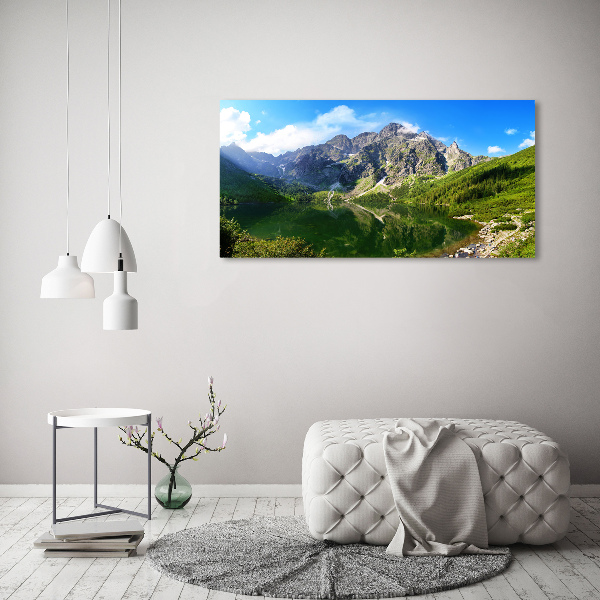 Canvas wall art Morskie Oko Tatry