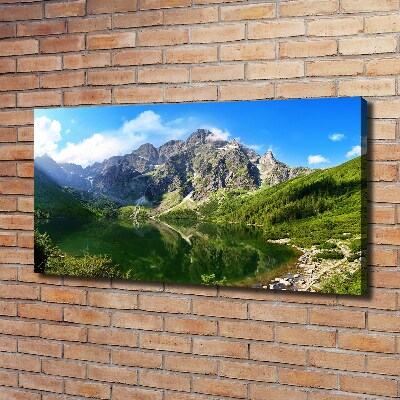 Canvas wall art Morskie Oko Tatry