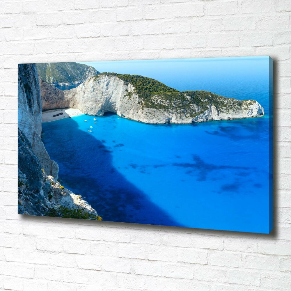 Canvas wall art Zakynthos Greece