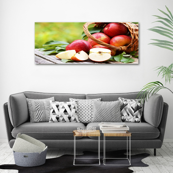 Canvas wall art Apples in the basket