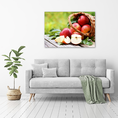 Canvas wall art Apples in the basket