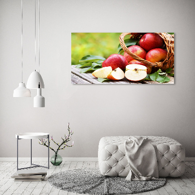 Canvas wall art Apples in the basket