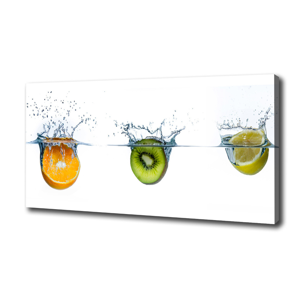 Canvas wall art Fruit underwater