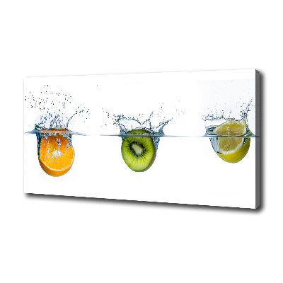 Canvas wall art Fruit underwater