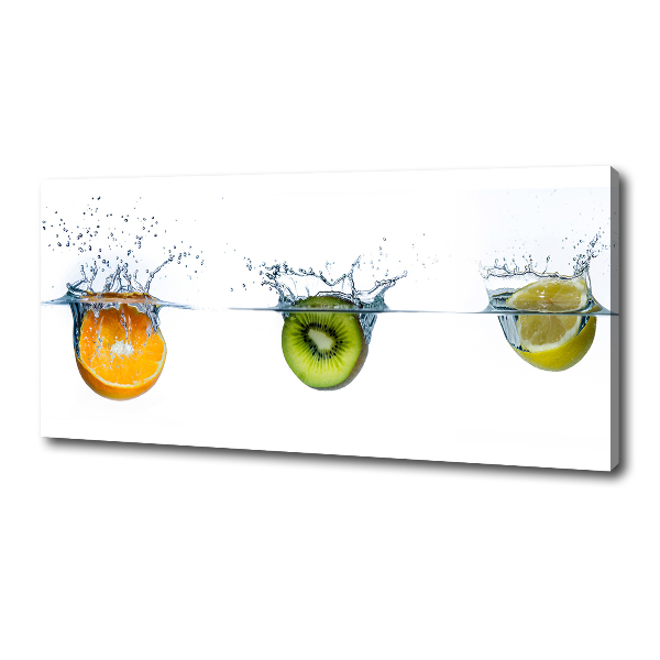 Canvas wall art Fruit underwater