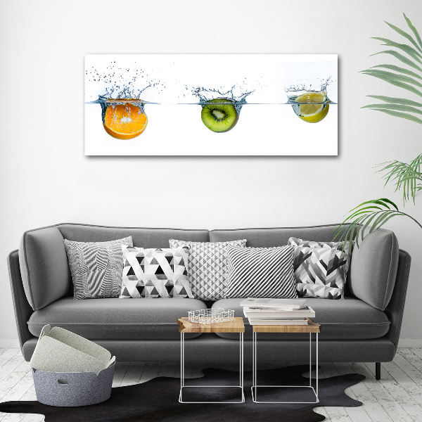 Canvas wall art Fruit underwater