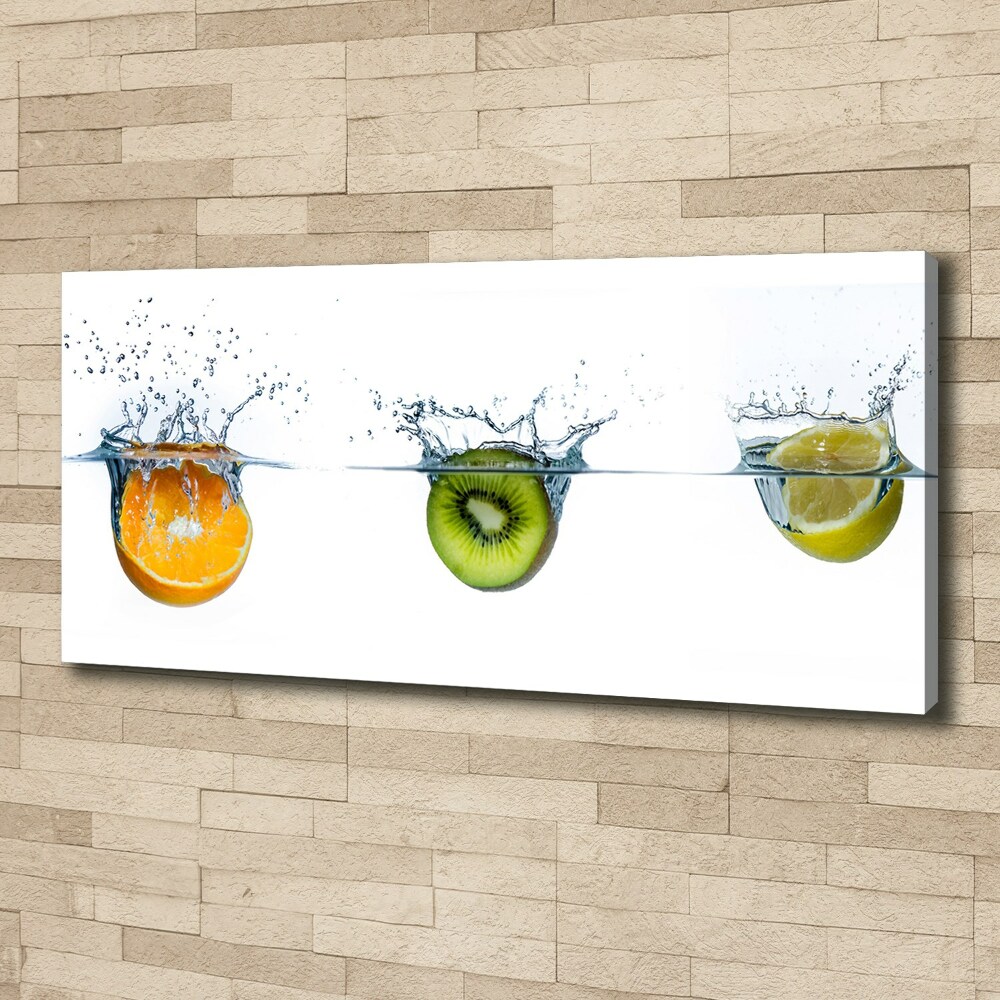 Canvas wall art Fruit underwater