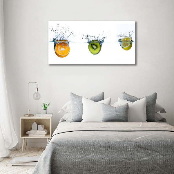 Canvas wall art Fruit underwater