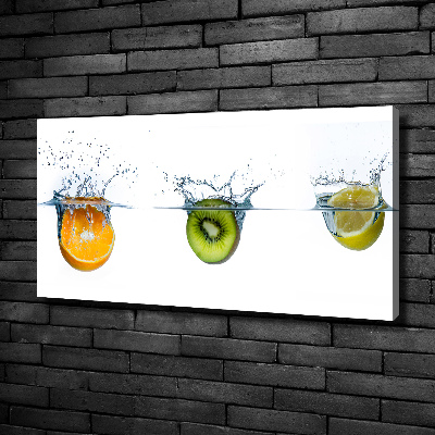 Canvas wall art Fruit underwater