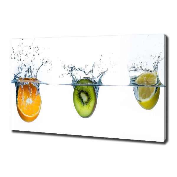 Canvas wall art Fruit underwater