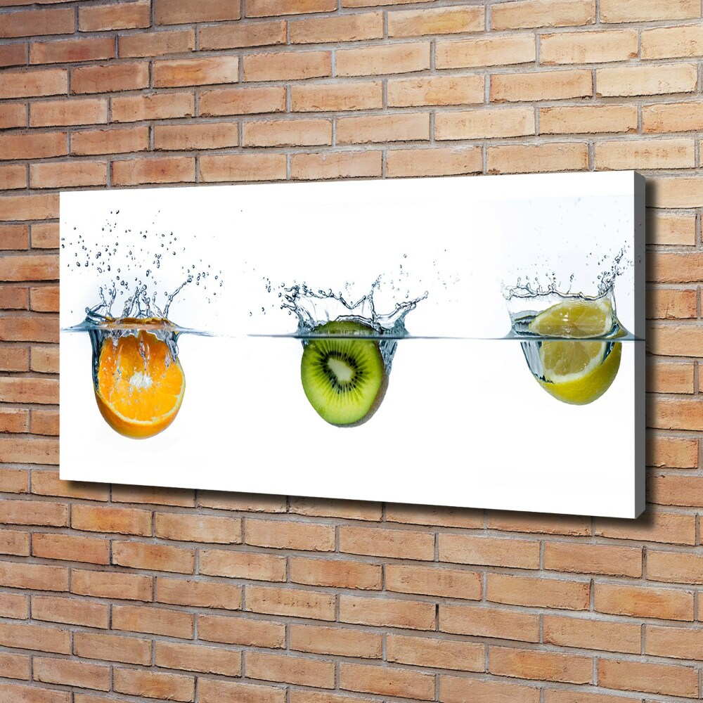 Canvas wall art Fruit underwater