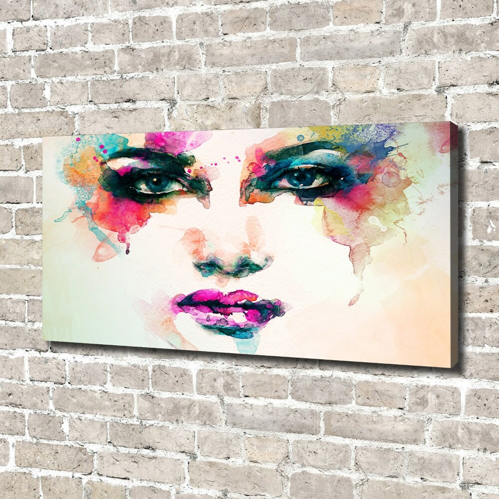 Canvas wall art Portrait of a woman