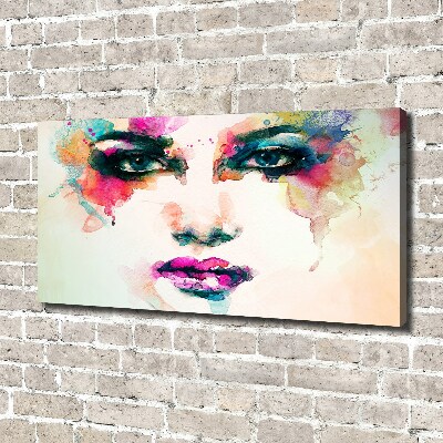 Canvas wall art Portrait of a woman