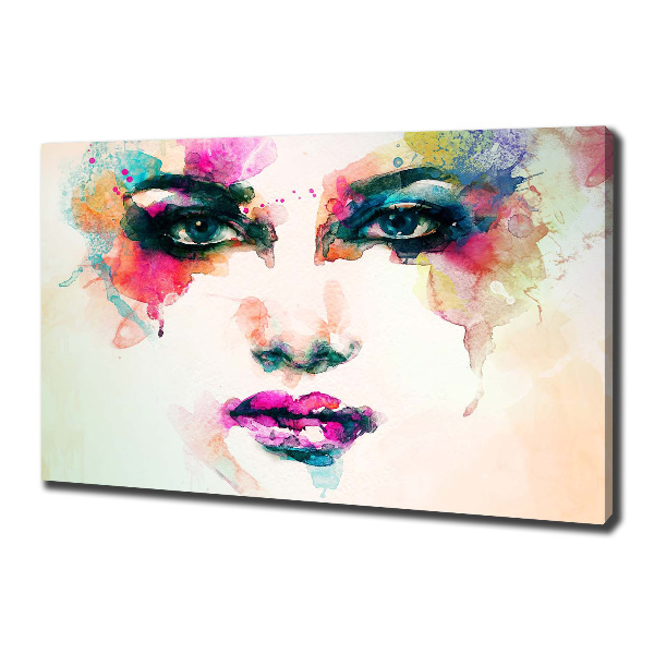 Canvas wall art Portrait of a woman