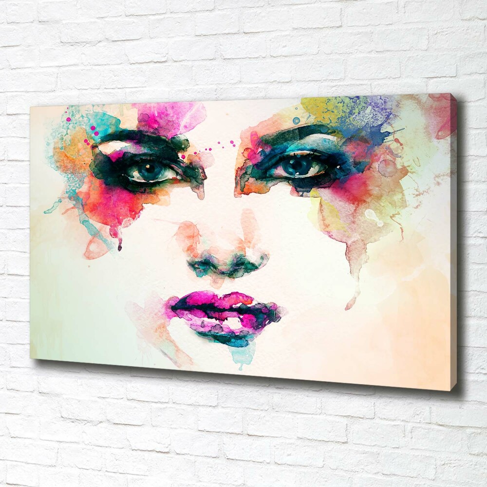 Canvas wall art Portrait of a woman