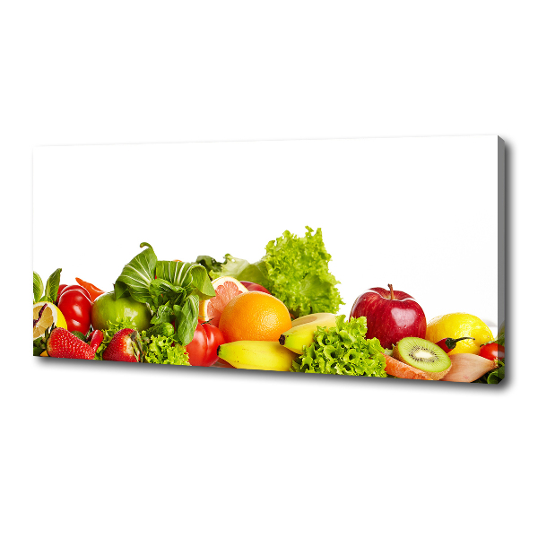 Canvas wall art Fruits and vegetables