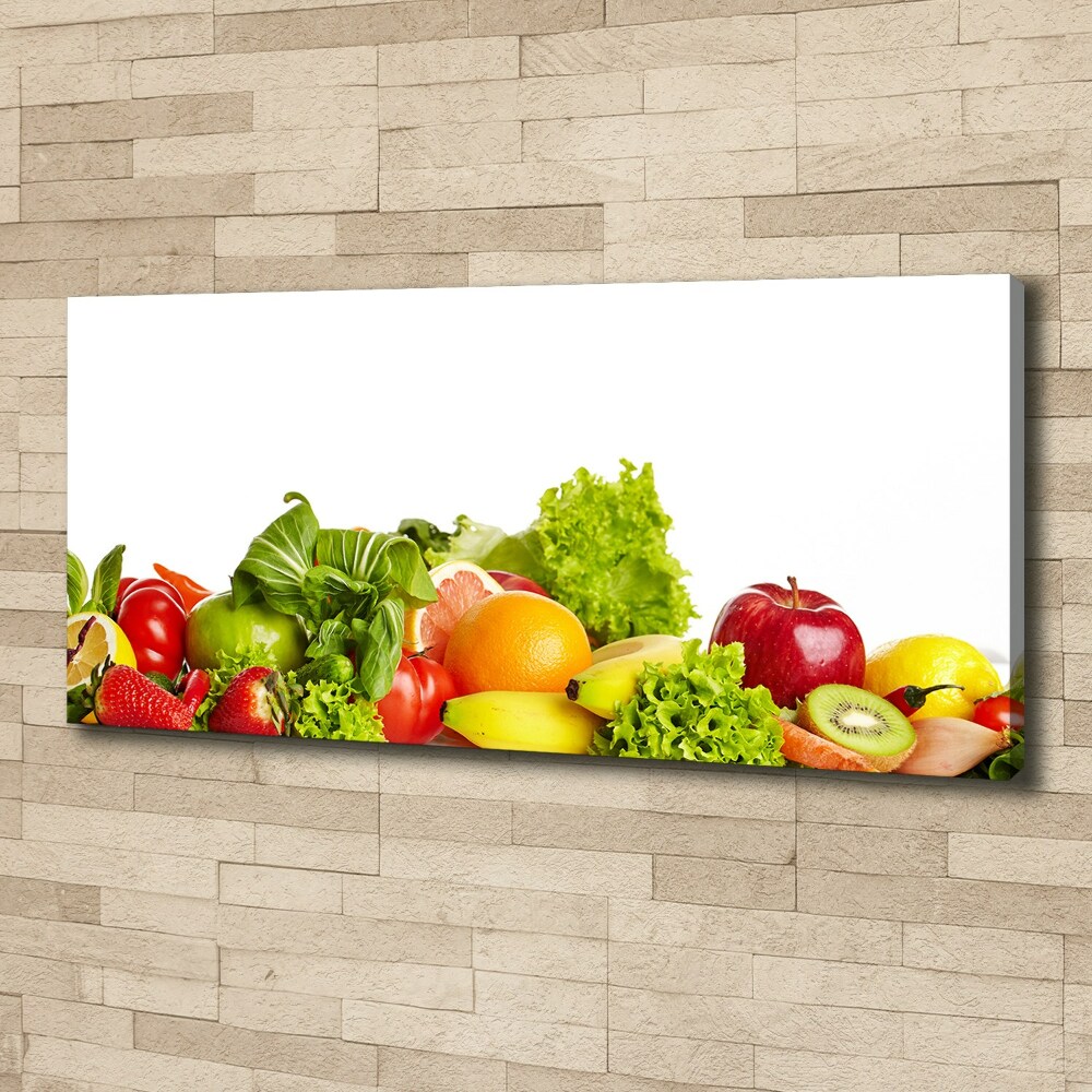 Canvas wall art Fruits and vegetables