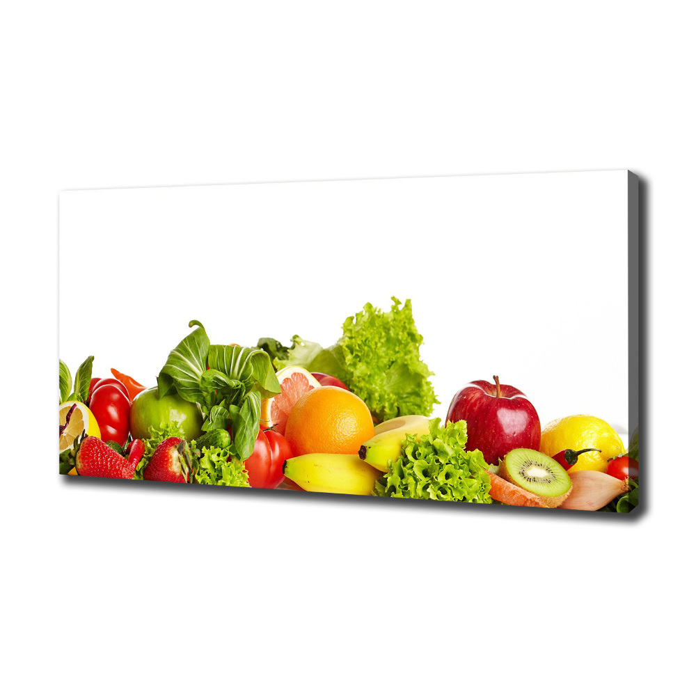 Canvas wall art Fruits and vegetables