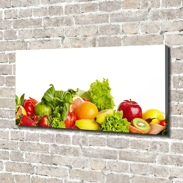 Canvas wall art Fruits and vegetables