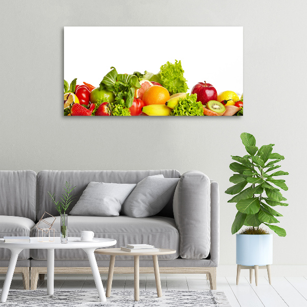 Canvas wall art Fruits and vegetables