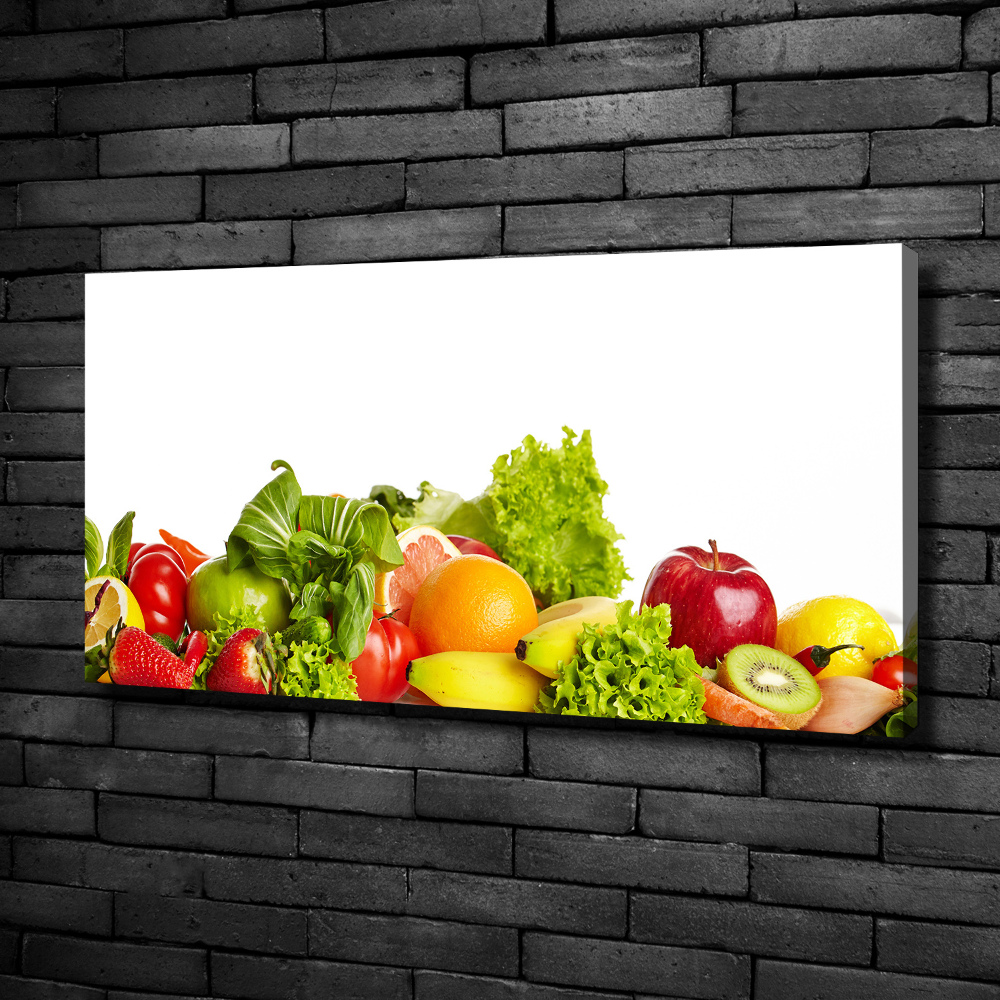 Canvas wall art Fruits and vegetables