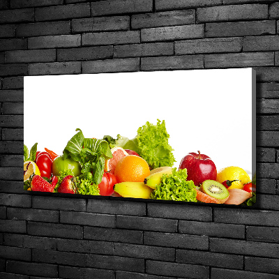 Canvas wall art Fruits and vegetables