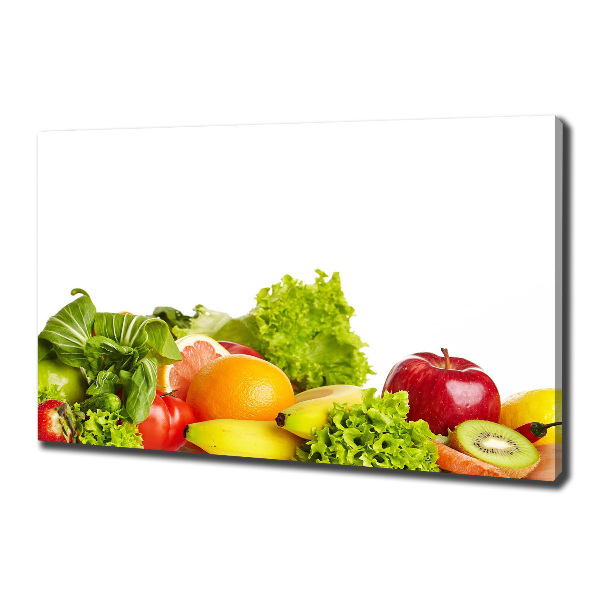 Canvas wall art Fruits and vegetables