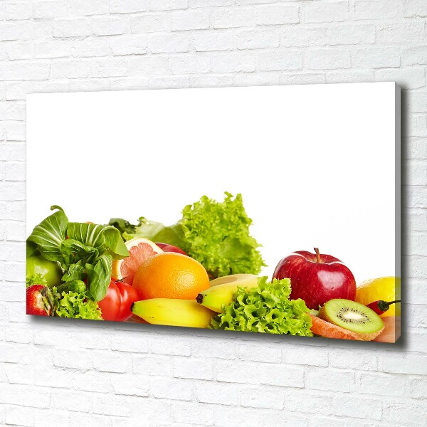 Canvas wall art Fruits and vegetables