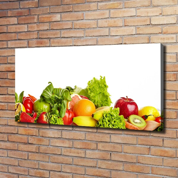 Canvas wall art Fruits and vegetables