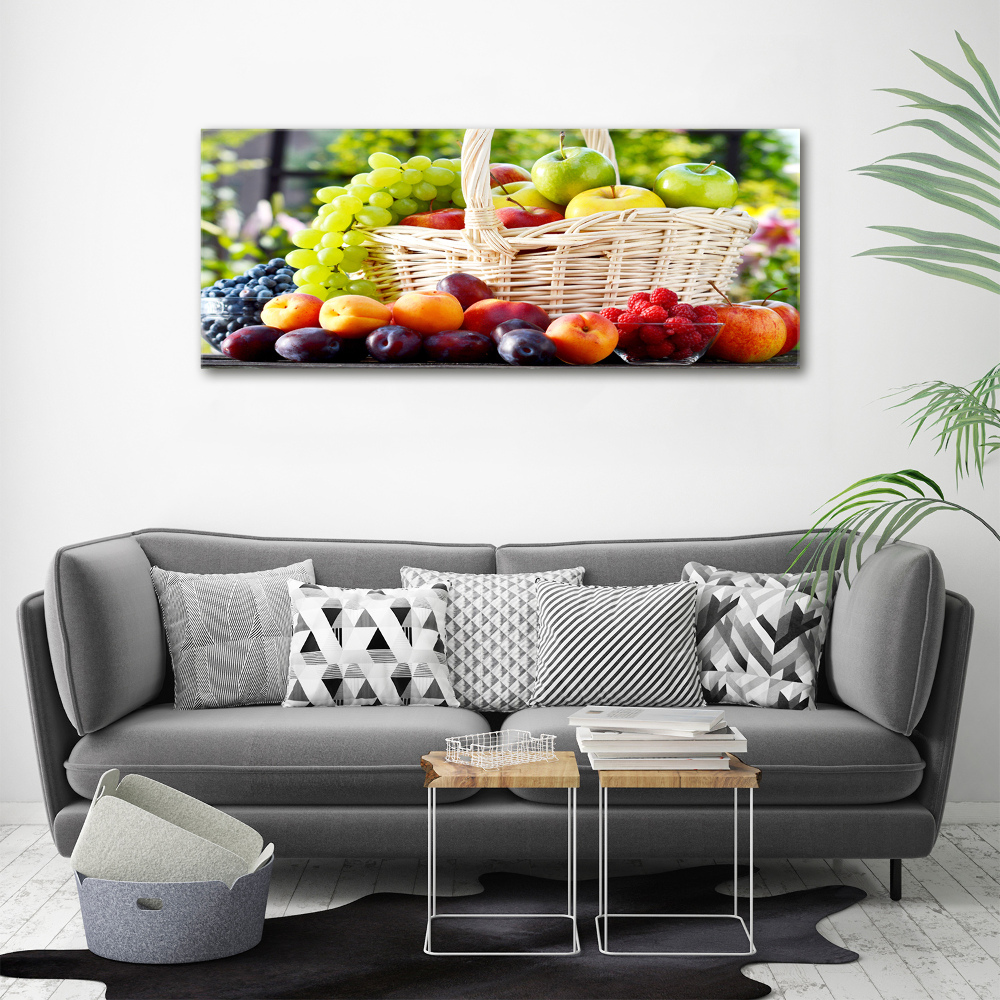 Canvas wall art Fruit basket