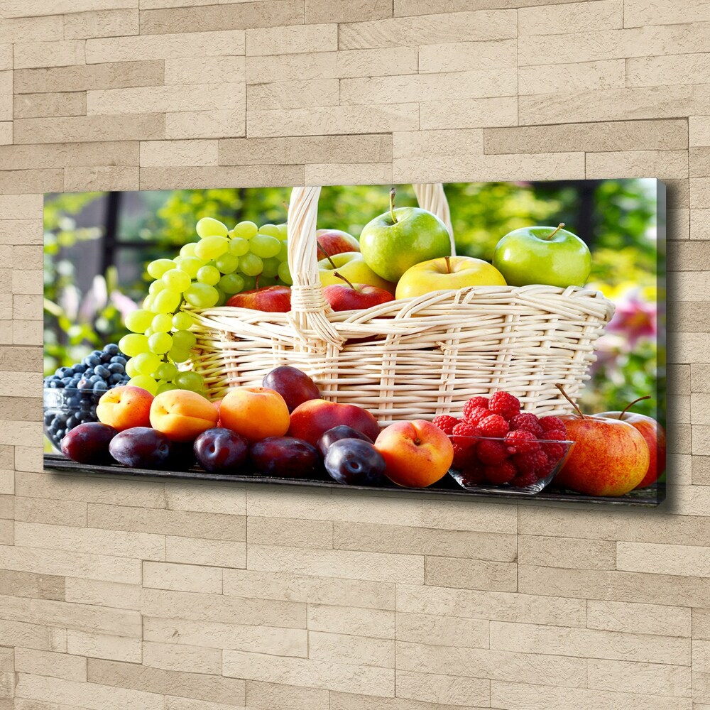 Canvas wall art Fruit basket