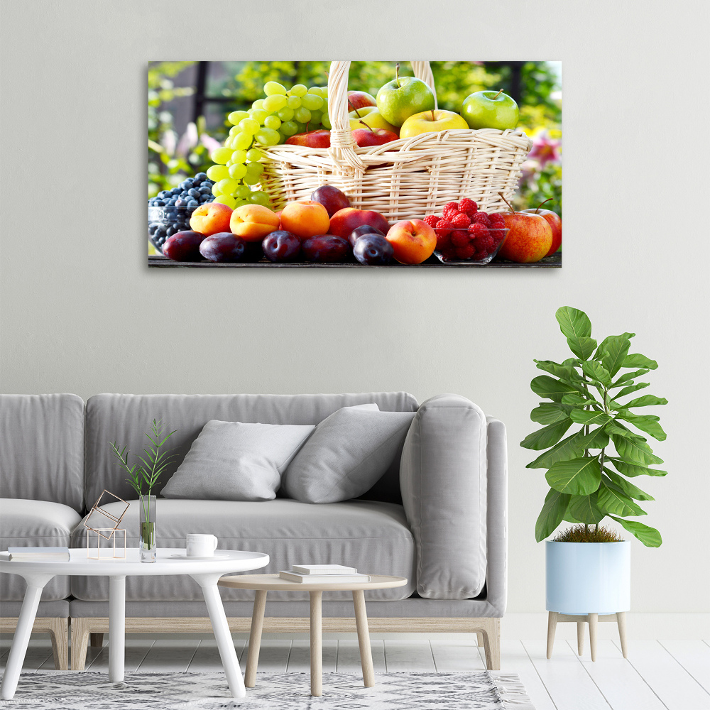 Canvas wall art Fruit basket