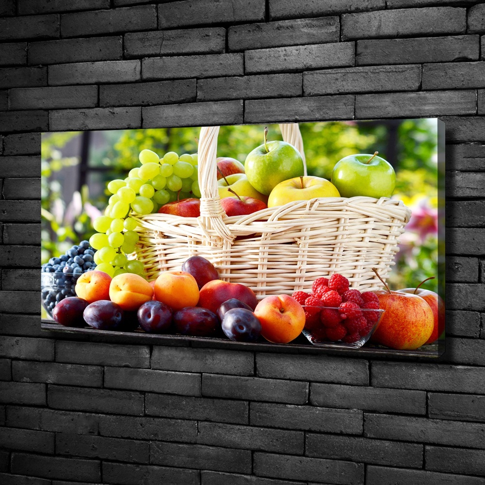 Canvas wall art Fruit basket