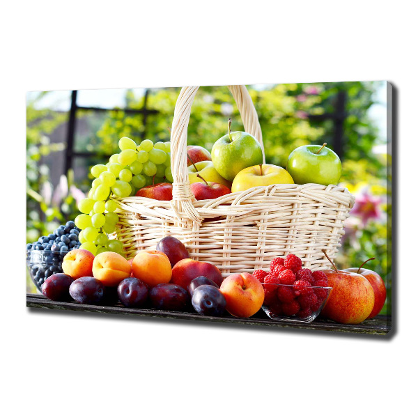 Canvas wall art Fruit basket