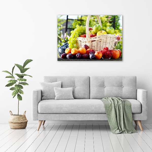 Canvas wall art Fruit basket