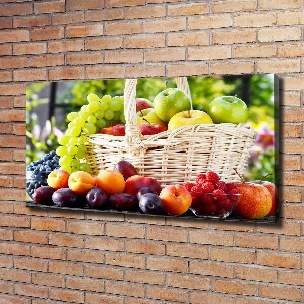 Canvas wall art Fruit basket