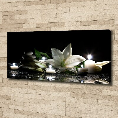 Canvas wall art White lily