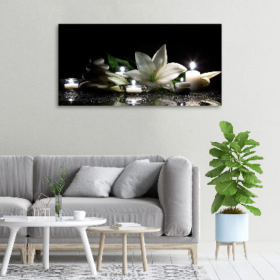 Canvas wall art White lily