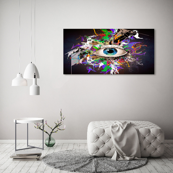 Canvas wall art Abstract eye