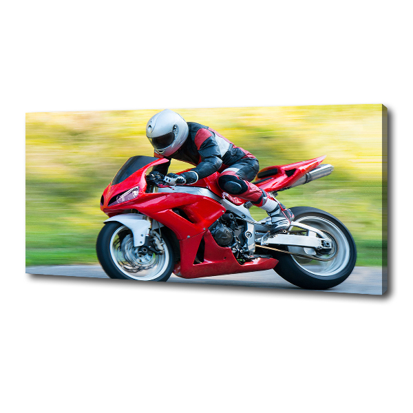 Canvas wall art Motorbike