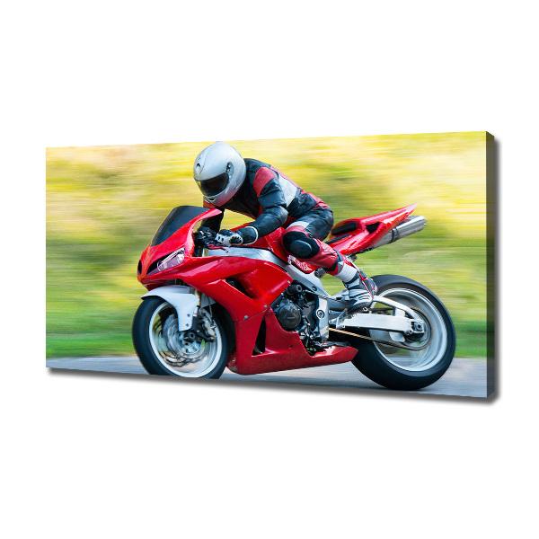 Canvas wall art Motorbike