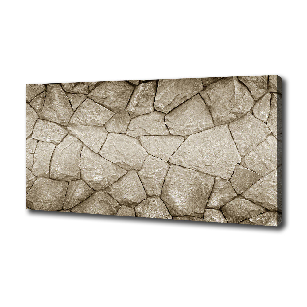 Canvas wall art Stone wall