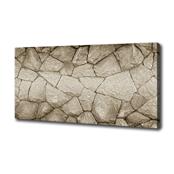 Canvas wall art Stone wall