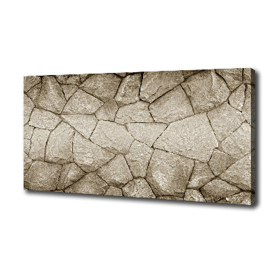 Canvas wall art Stone wall