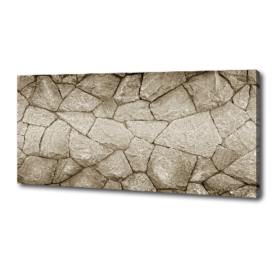 Canvas wall art Stone wall