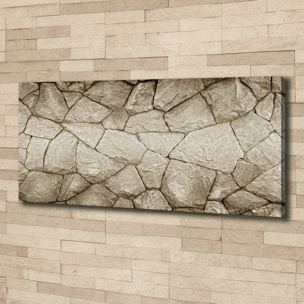 Canvas wall art Stone wall